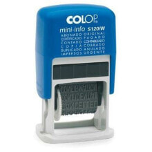 Stamp Colop S120/W 4 x 20 mm Blue