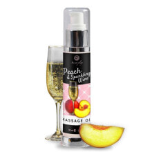 Интимный крем или дезодорант SECRET PLAY Massage Oil Peach and Sparkling Wine