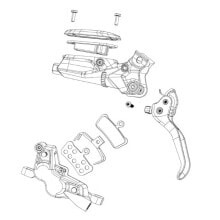 SRAM Abraz. Disc.U-Clamp Maneta Fr.Code/G2/Guide Ne Clamp For Brake Lever Code/G2/Guide/Level/Elixir/DB