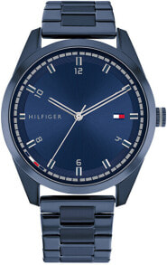 Мужские наручные часы с синим браслетом Tommy Hilfiger Griffin 1710456