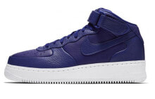 Nike Air Force 1 Mid Concord 中帮 板鞋 男款 紫 / Кроссовки Nike Air Force 1 Mid Concord 819677-402