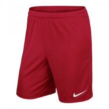 Женские кроссовки мужские шорты спортивные футбольные красные Nike PARK II M 725887-657