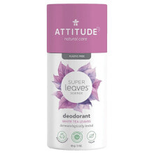 Дезодоранты attitude Super Leaves White Tea Leaves Solid Deodorant Натуральный дезодорант экстрактом листьев белого чая 85 г
