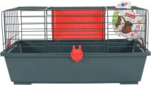 Клетки и домики для грызунов zolux CLASSIC cage 58 cm, color: gray / red