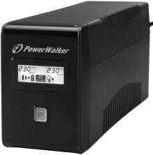 Источники бесперебойного питания (UPS) PowerWalker VI 650 LCD источник бесперебойного питания 650 VA 360 W 2 розетка(и) 10120016