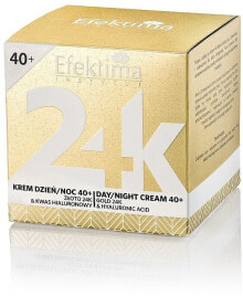 Gesichtscreme 40+ - Efektima Instytut 24K Gold & Hyaluronic Acid Day/Night Cream 40+