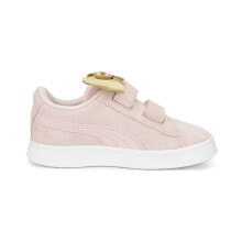 Puma Suede Classic Light Flex Bow V Slip On Toddler Girls Pink Sneakers Casual