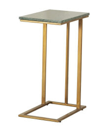 Accent Table with Marble Top