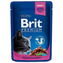 BRIT Premium chicken&turkey wet cat food 100g