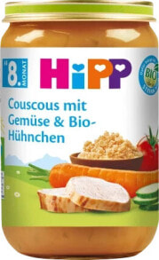 Menü Couscous mit Gemüse & Bio-Hühnchen ab dem 8. Monat, 220 g