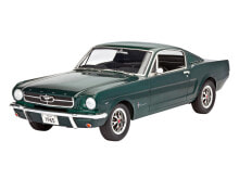 Игрушечные машинки и техника для мальчиков revell 1965 Ford Mustang 2+2 Fastback Сборочный комплект Модель спортивного автомобиля 1:24 7065