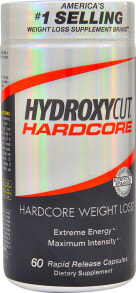 Жиросжигатели Hydroxycut Hardcore Комплекс для похудения с экстрактом зеленого кофе 60 капсул
