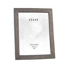 Photo frame Alexandra House Living Silver Plastic 13 x 1 x 18 cm