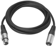 Vivolink PROAUDXLRMF20 аудио кабель 20 m XLR Черный