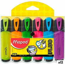 Fluorescent Marker Maped Peps Classic Multicolour (12 Units)