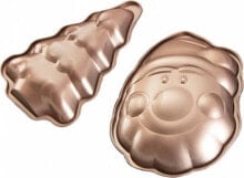 Dishes and molds for baking and baking