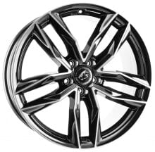 Колесный диск литой Damina Performance DM05 black polished 8.5x19 ET45 - LK5/112 ML66.6