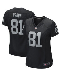 Nike women's Tim Brown Black Las Vegas Raiders Game Retired Player Jersey