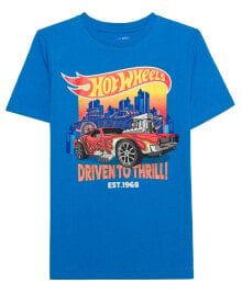 Купить детские футболки и майки для мальчиков Hot Wheels: Big Boys Short Sleeve Graphic T-shirt