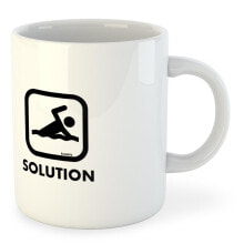 Кружки, чашки, блюдца и пары KRUSKIS Problem Solution Swim Mug 325ml