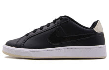 Nike Court Royale 休闲 低帮 板鞋 女款 黑色 / Кроссовки Nike Court Royale 749867-004