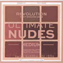 Revolution London Ultimate Nudes  Medium  Палетка теней для век 9 оттенков 8,1 г