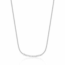 Ювелирные колье delicate necklace with clear crystals Desideri BEIN006