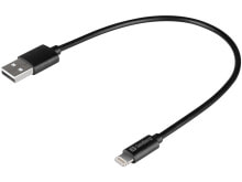 Sandberg USB>Lightning MFI 0.2m Black 441-40