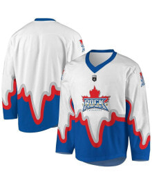 Купить мужские футболки и майки ADPRO Sports: Men's White and Royal Toronto Rock Replica Jersey