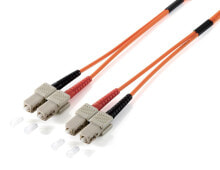Кабели и разъемы для аудио- и видеотехники Equip 253333 волоконно-оптический кабель 3 m OS2 SC Желтый