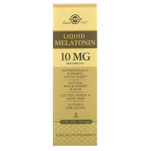 Liquid Melatonin, Natural Black Cherry Flavor, 10 mg, 2 fl oz (59 ml)