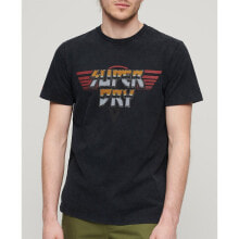 SUPERDRY Rock Graphic Band Short Sleeve T-Shirt