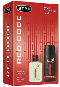 STR8 Red Code - Duftset (After Shave Lotion 50 ml + Körperspray 150 ml)