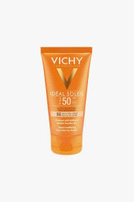 Vichy Ideal Soleil BB Tinted Dry Touch Face Fluid SPF50  Водостойкий солнцезащитный тонирующий крем с матовым финишем 50 мл