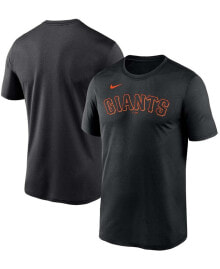 Nike men's Black San Francisco Giants Wordmark Legend T-shirt