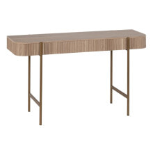 Console Golden Natural Iron MDF Wood 120 x 40 x 73 cm