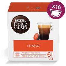 Капсулы для кофемашин Капсульный кофе Nestle Nescafe Dolce Gusto Lungo 16 шт 7613038028910