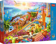 Trefl Puzzle 1000 elementów Premium Plus Quality Z wizytą na Santorini