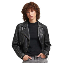 SUPERDRY Studios Leather Biker Jacket