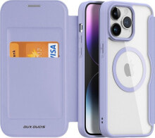 DUXDUCIS Etui Dux Ducis Skin X Pro MagSafe Apple iPhone 15 Pro fioletowe