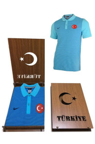 Milli Takım Forma- Türkiye Polo Yaka Ahşap Kutulu Orjinal