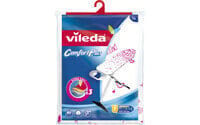 Vileda Comfort Plus - Ironing board top cover - Cotton,Foam,Polyester,Polyurethane - Pink,White - Image - 45 cm - 130 cm