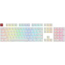 Купить клавиатуры GLORIOUS: Glorious Aura Keycaps - 105 Keycaps, ANSI, US-Layout, weiß