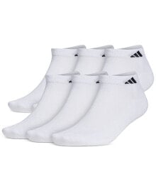 Men's Low-Cut Cushioned Extended Size Socks, 6 Pack