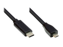 Alcasa GC-M0122 USB кабель 1 m 2.0 USB C Micro-USB B Черный