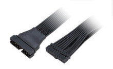 Компьютерные разъемы и переходники akasa AK-CBUB45-15BK USB кабель 0,15 m 3.2 Gen 1 (3.1 Gen 1) Черный