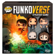 Настольные игры для компании fUNKO Funkoverse Harry Potter 4 Figures Spanish Board Game