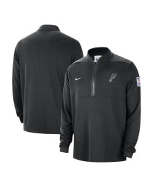 Nike men's Black San Antonio Spurs 2023/24 Authentic Performance Half-Zip Jacket
