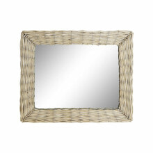 Настенное зеркало DKD Home Decor плетеный (52.5 x 4 x 63 cm)