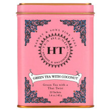 Harney & Sons, HT Tea Blend, Blueberry Green Tea, 20 Sachets, 1.4 oz (40 g)